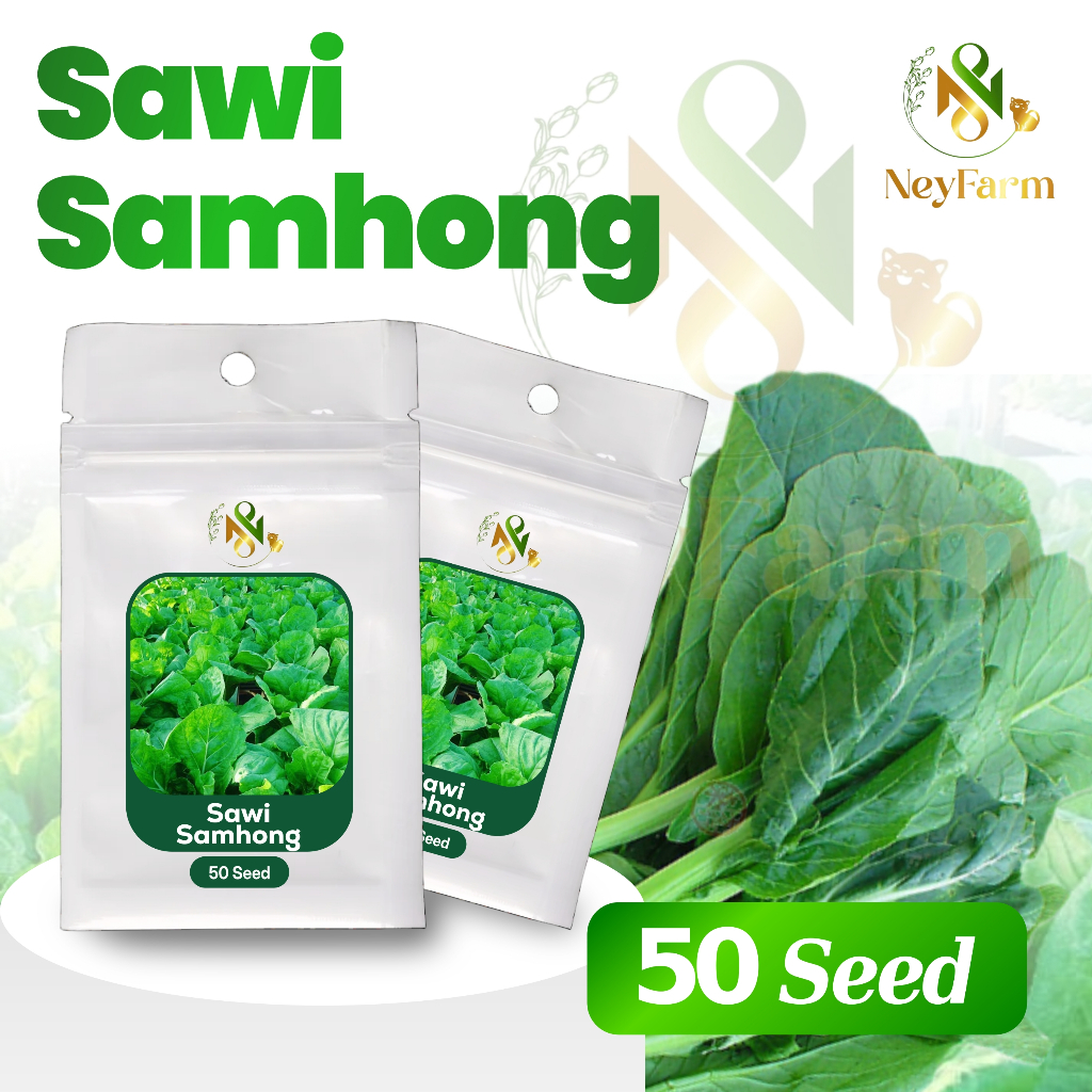 50 Biji Benih Sawi SAMHONG KING