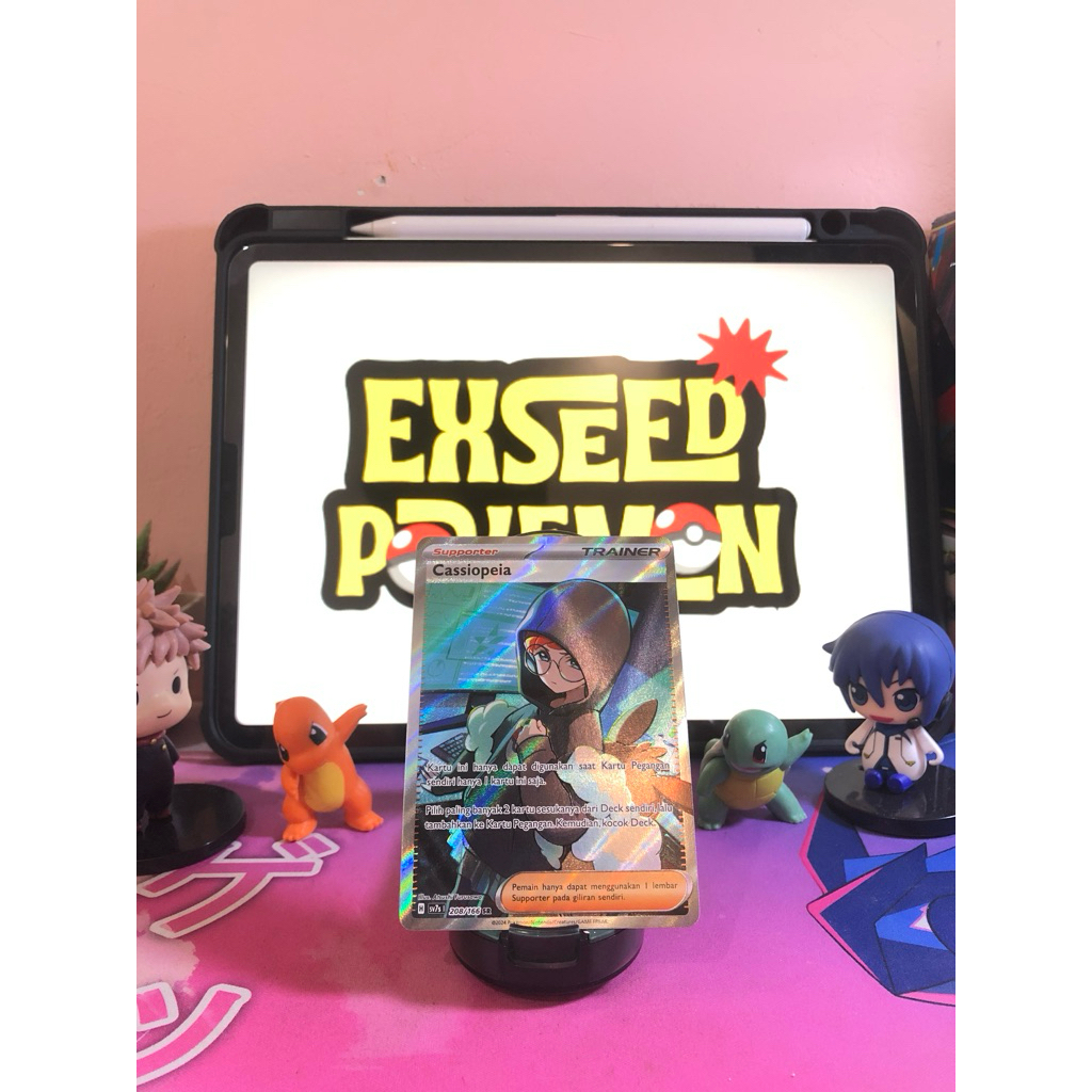 Cassiopeia Full Art SR-Kartu TCG Pokemon Indonesia