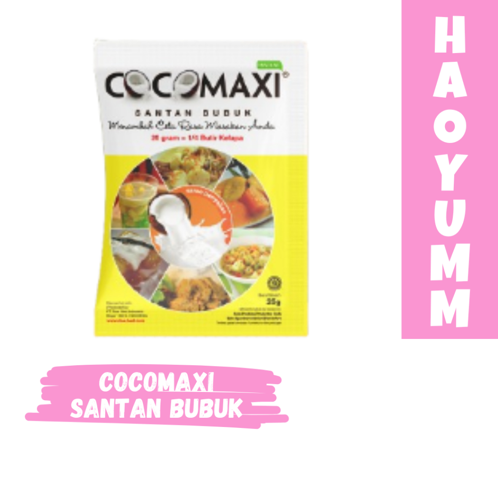 COCOMAXI SANTAN BUBUK INSTANT 25GR RENCENG ISI 10PCS [HAOUYUMM]