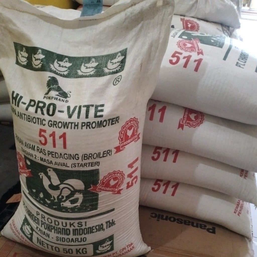 Pakan Ayam Pedaging 50kg Protein Tinggi Packing Dobel Karung