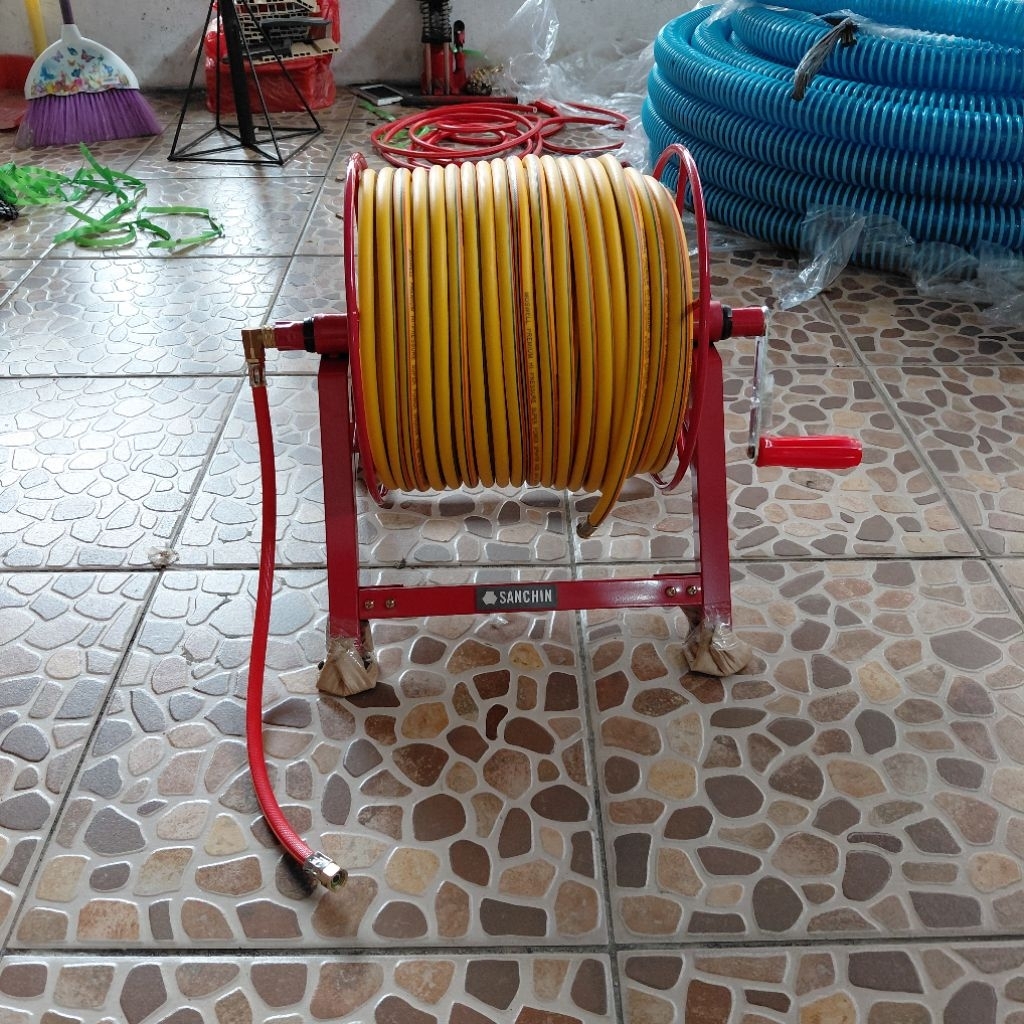 Selang Sprayer, Selang Steam, Selang Air 100 meter Komplit Gulungan Tanpa Stik Sprayer