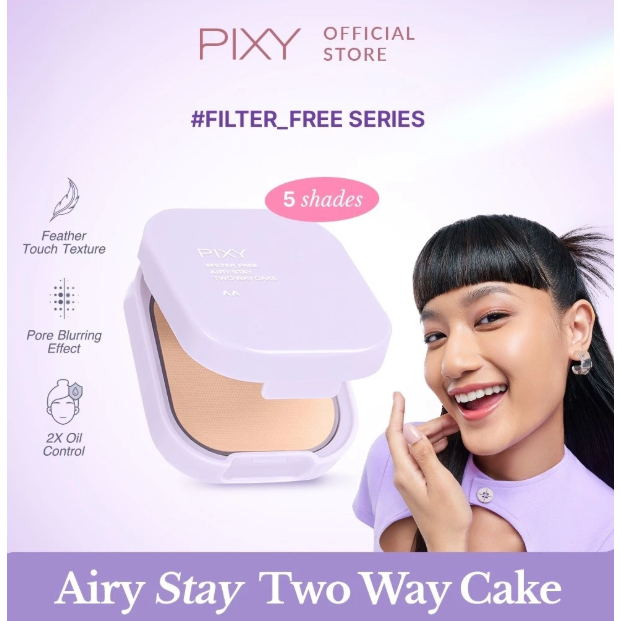 [ORIGINAL 100%] PIXY Airy Stay Two Way Cake