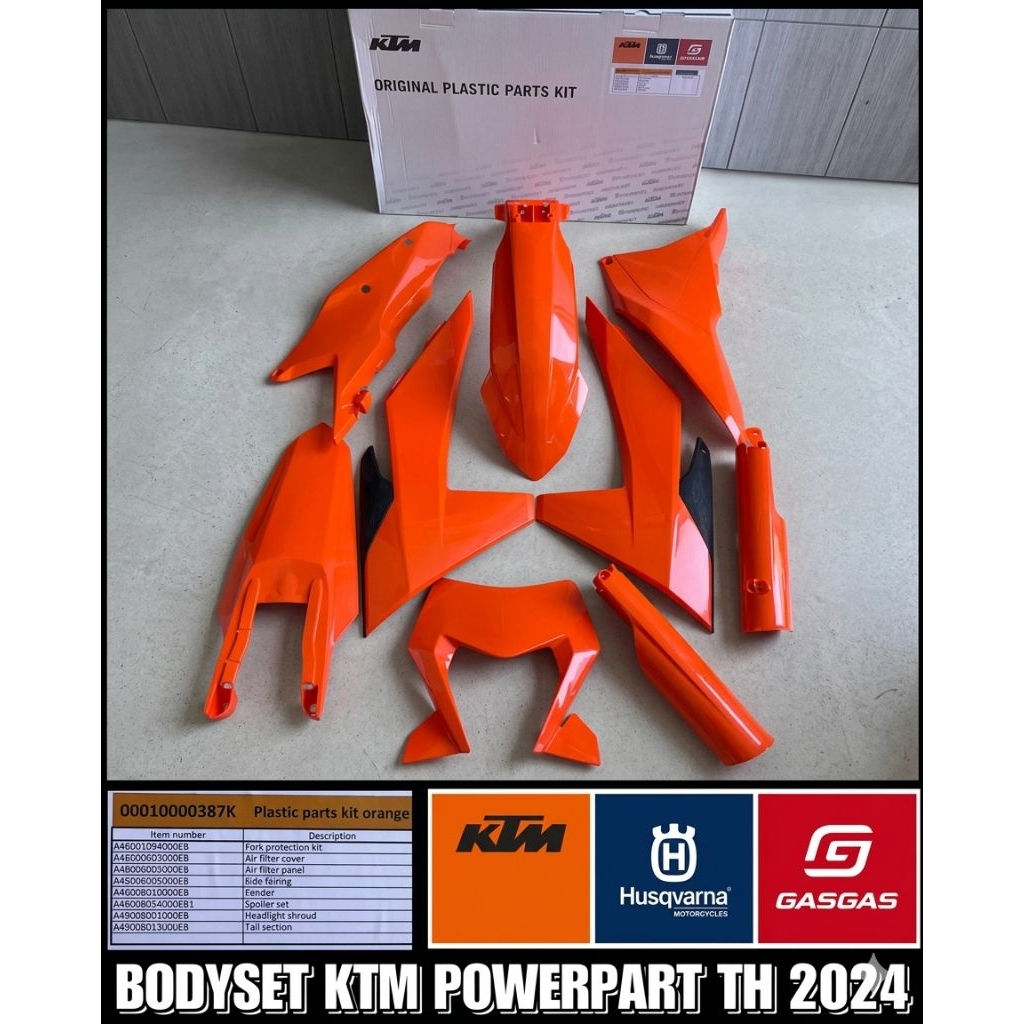 body set ktm powerpart 2024