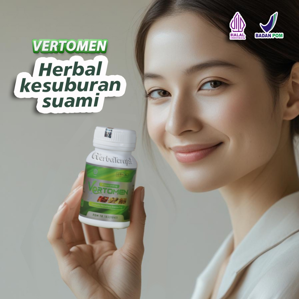 Vertomen 50 Kapsul - Suplemen Herbal Peningkat Kualitas Sperma Pria