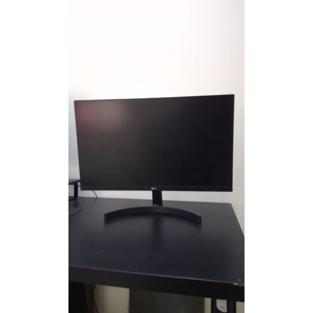 LG Monitor LED 24 Inch 24MK600M-B HDMI IPS 75hz 5ms Thin Bezel 24MR400 untuk Kualitas Gambar Terbaik