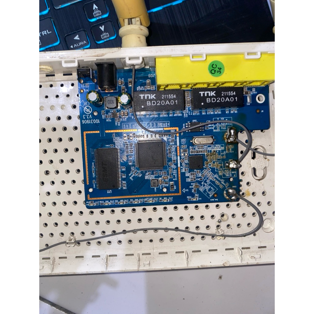 router rusak / matot