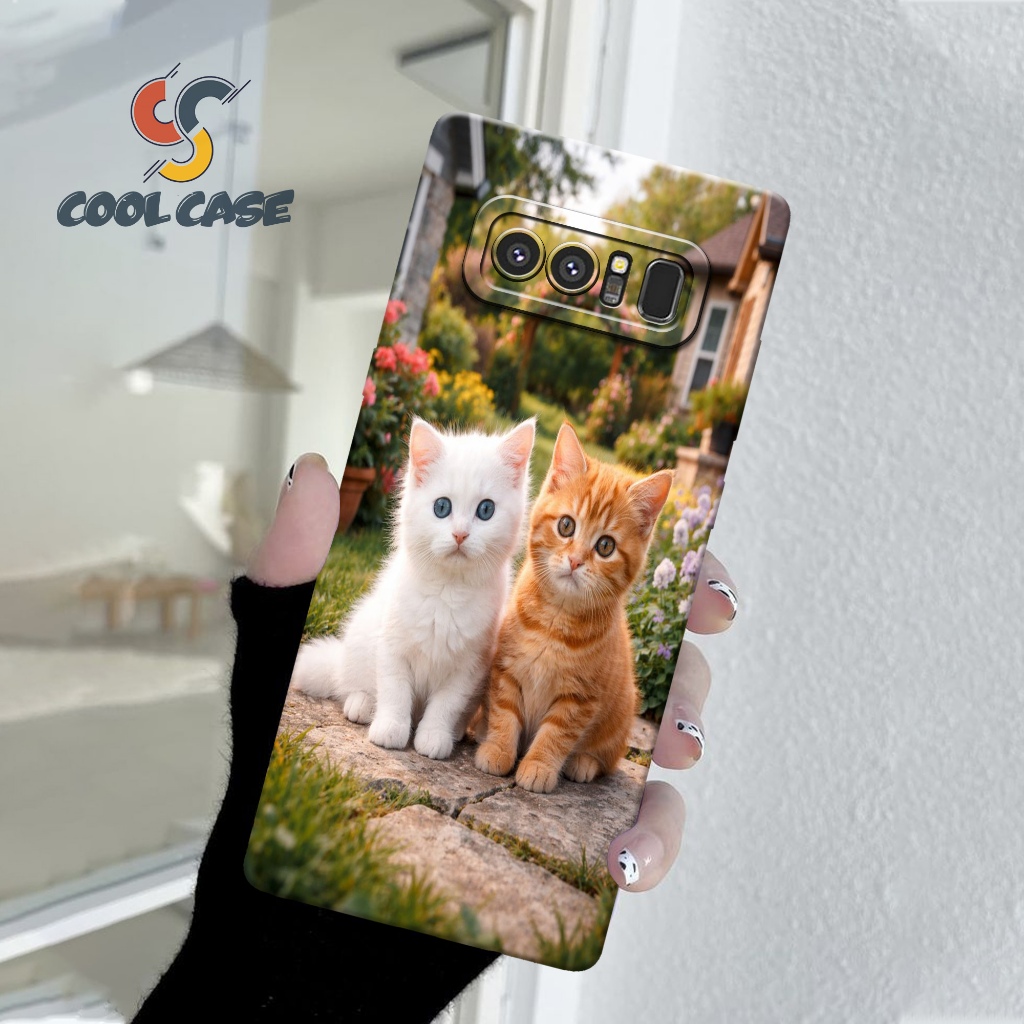 Case Samsung Galaxy Note 8 - Fashion Case Kucing - Softcase Samsung Galaxy Note 8 - Case Pro Camera 