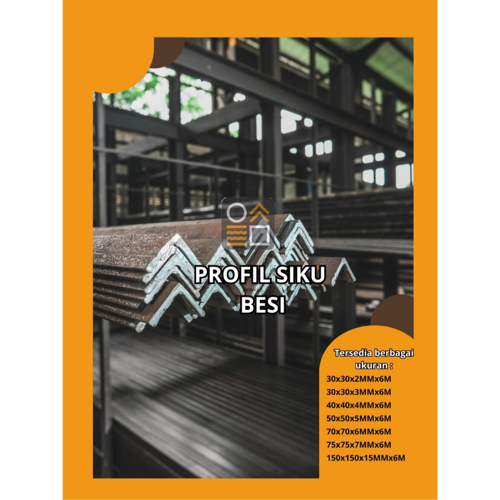 Besi Profil Besi Siku 30x30x3MMx6M
