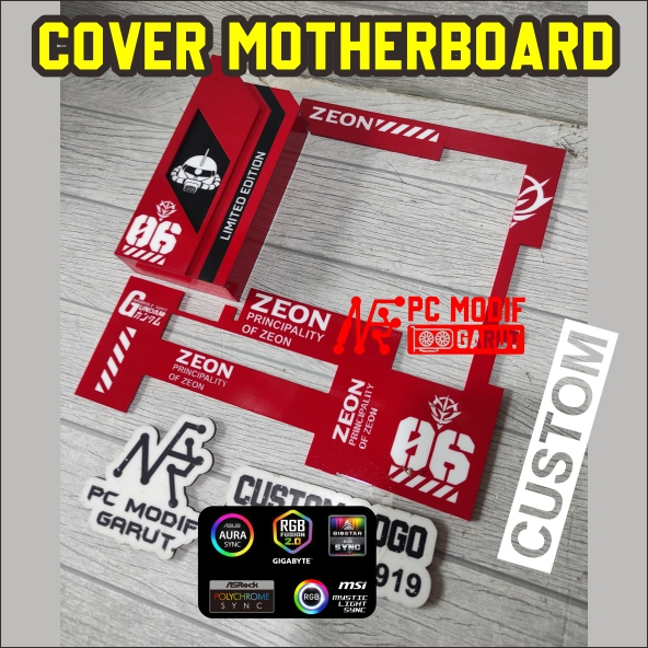 PAKET MODIFIKASI PC GAMING COVER MOTHERBOARD