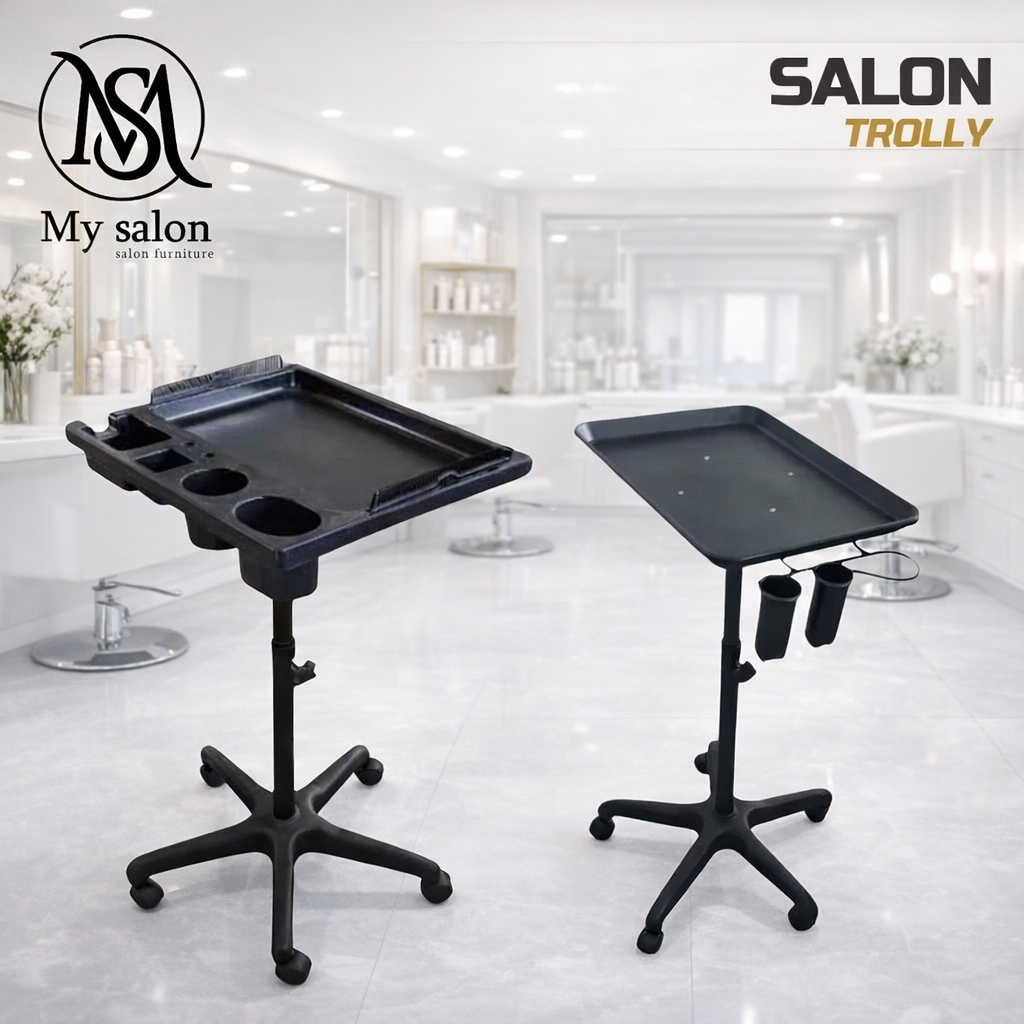 Troli salon rambut barbershop salon tray