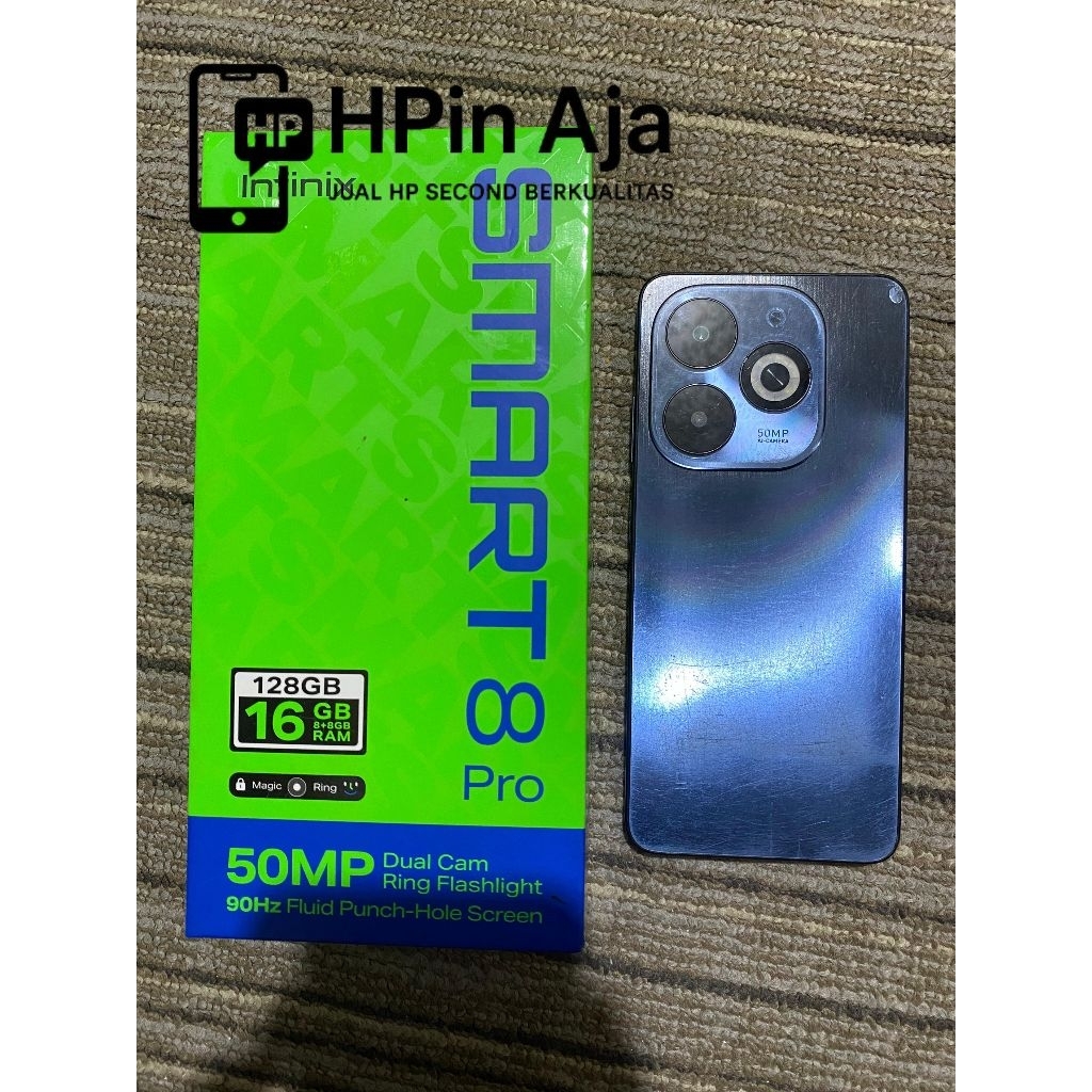 INFINIX SMART 8 PRO 8/128GB SECOND FULSET