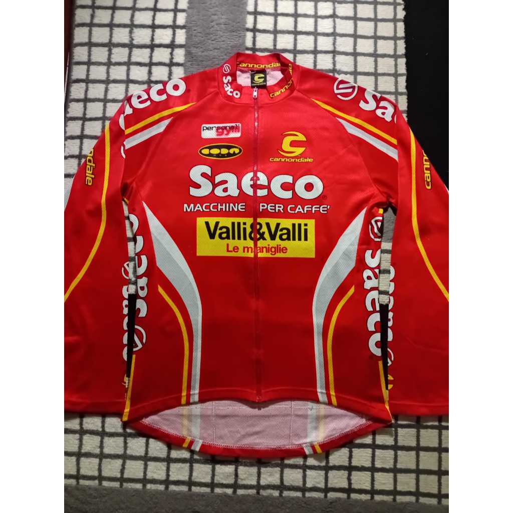 Cannondale Saeco Jersey Vintage Road bike Sepeda balap jadul Fixie MTB Gravel Commuter