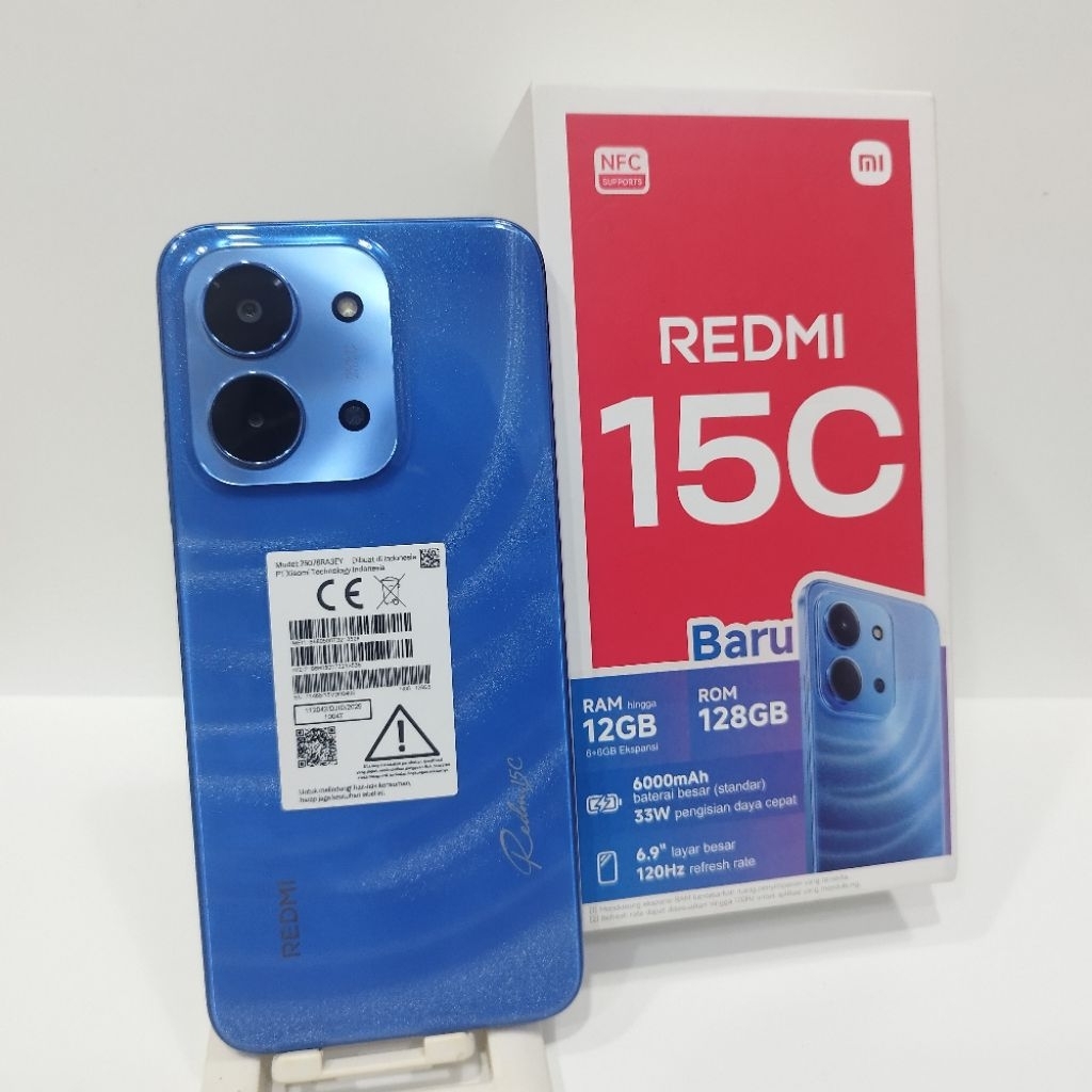 REDMI 15C 8/256GB 6/128GB HANDPHONE SECOND BEKAS FULLSET