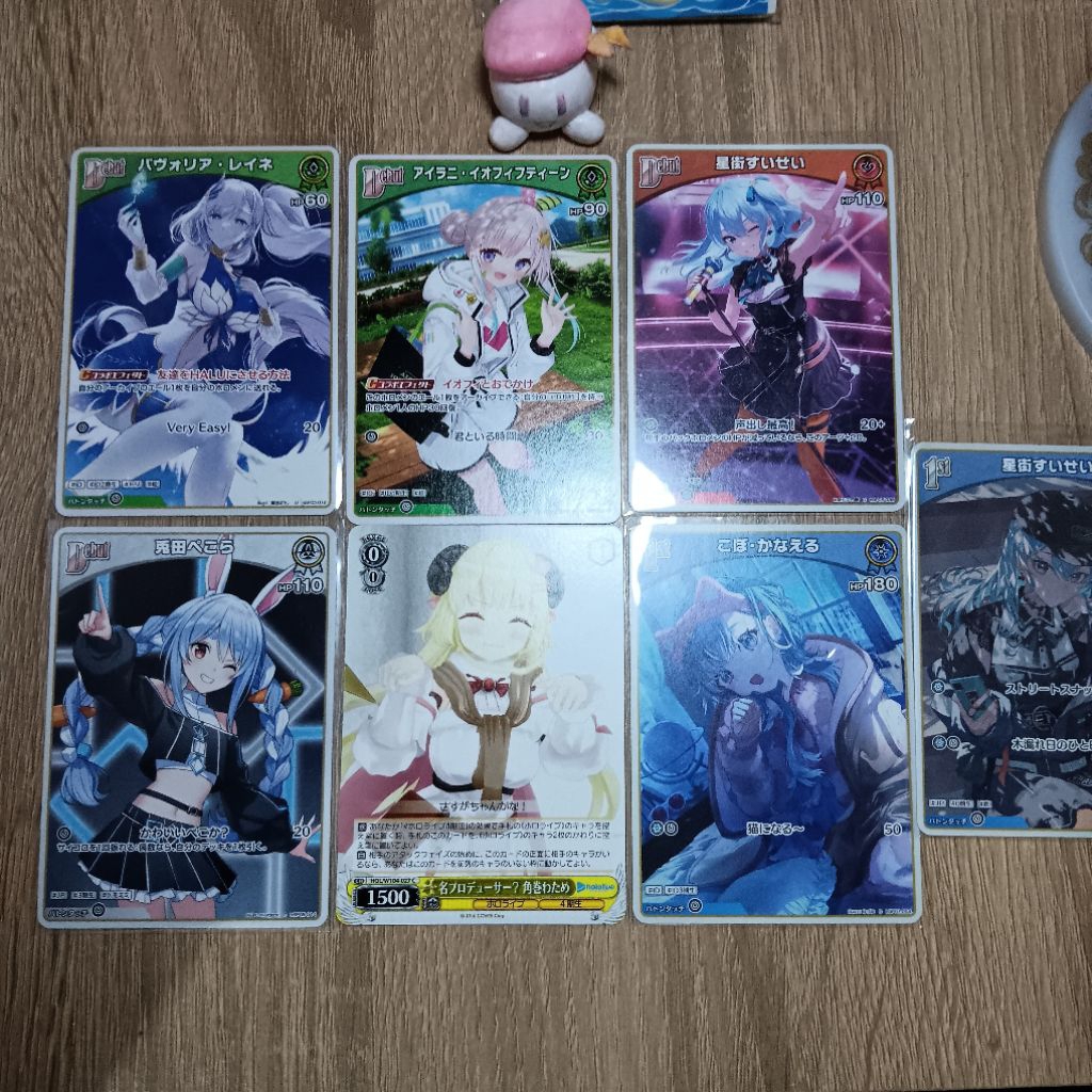 (Update Berkala) Official Printilan Kartu Hololive Kobo Kanaeru, Hoshimachi Suisei, Airani Iofifteen