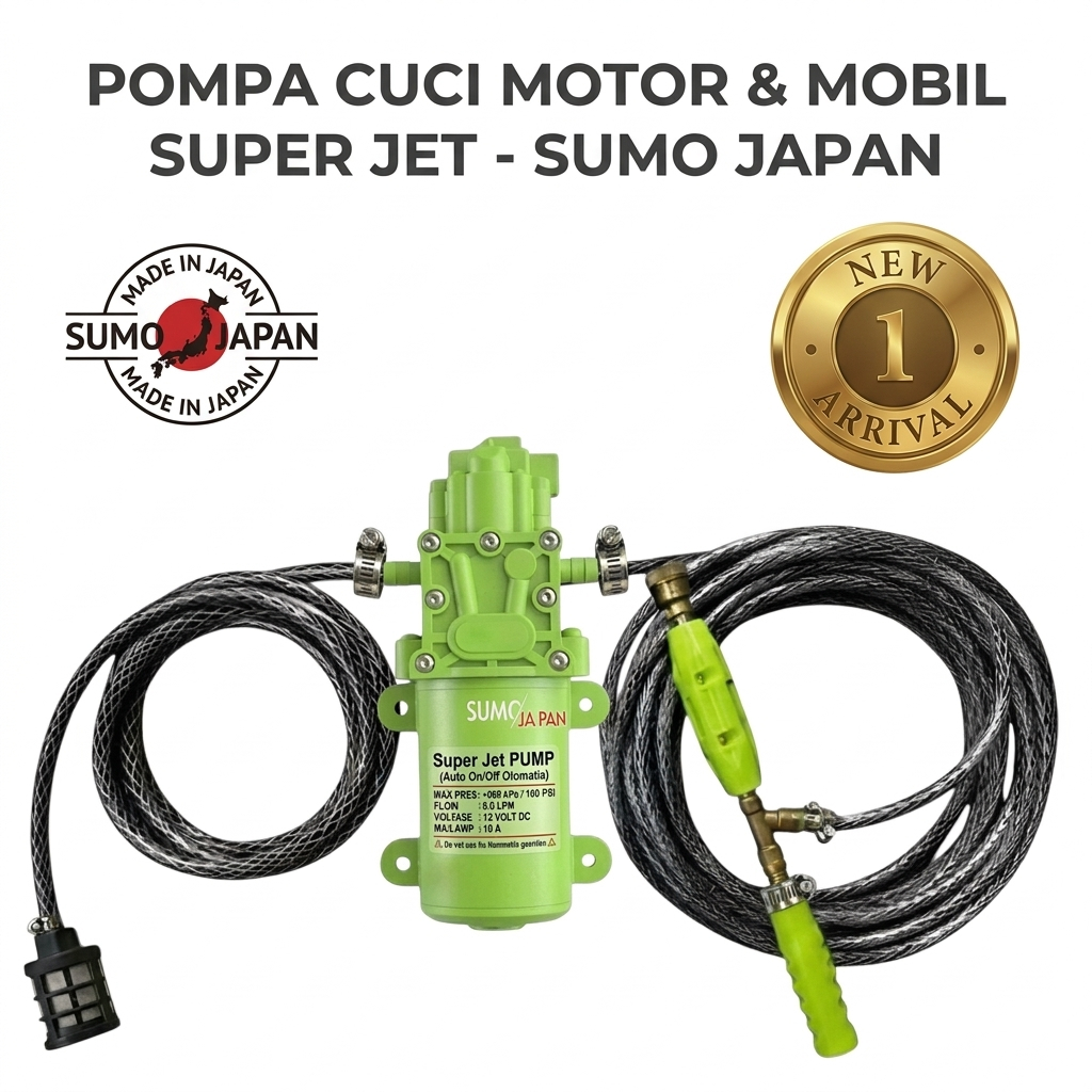 SUMC/ JA PAN Alat Mesin Cuci Motor Mobil AC Otomatis On off  Steam Pump