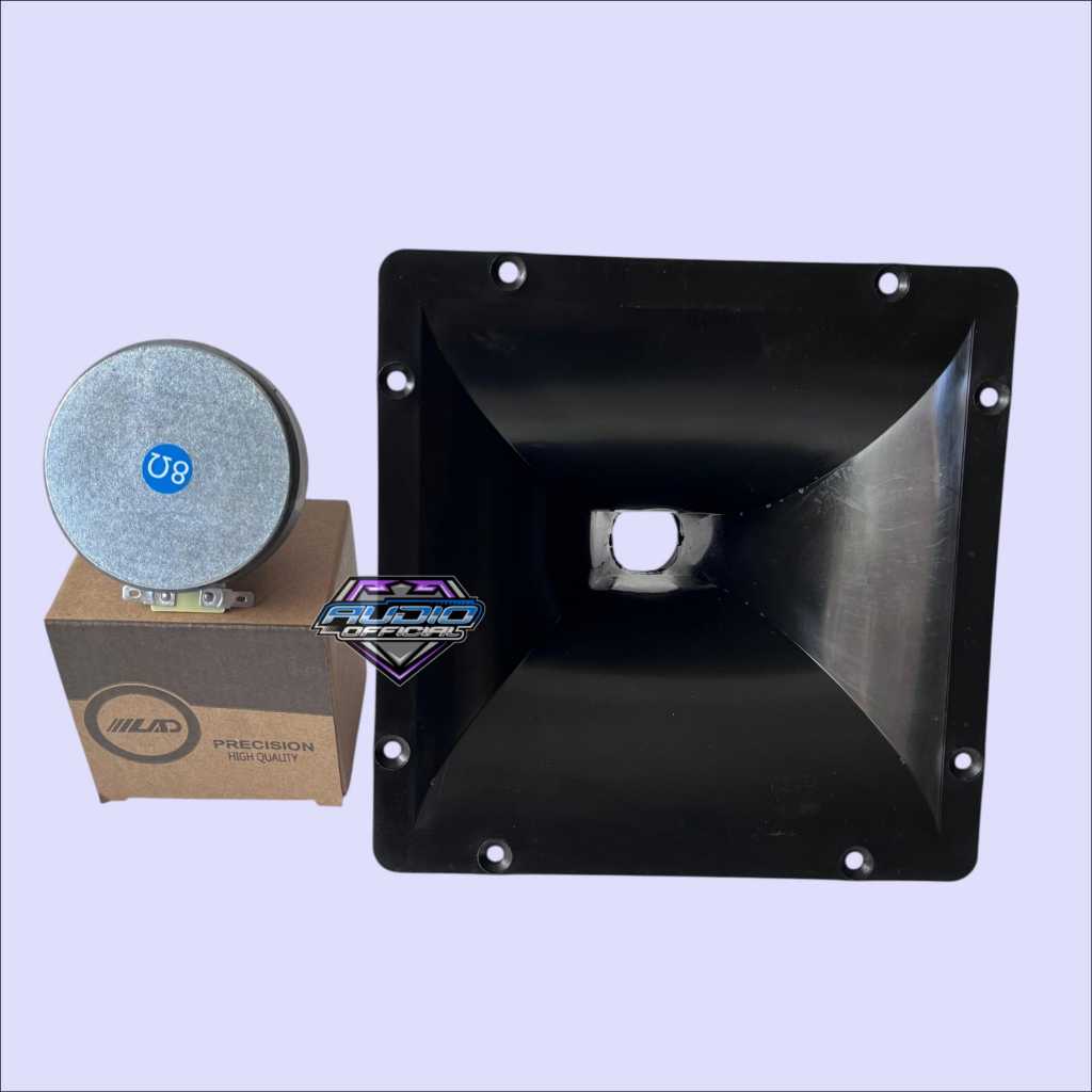Paket Corong Horn Twiter 22x22 Plastik + Driver Tweeter LAD LD 2543 Original