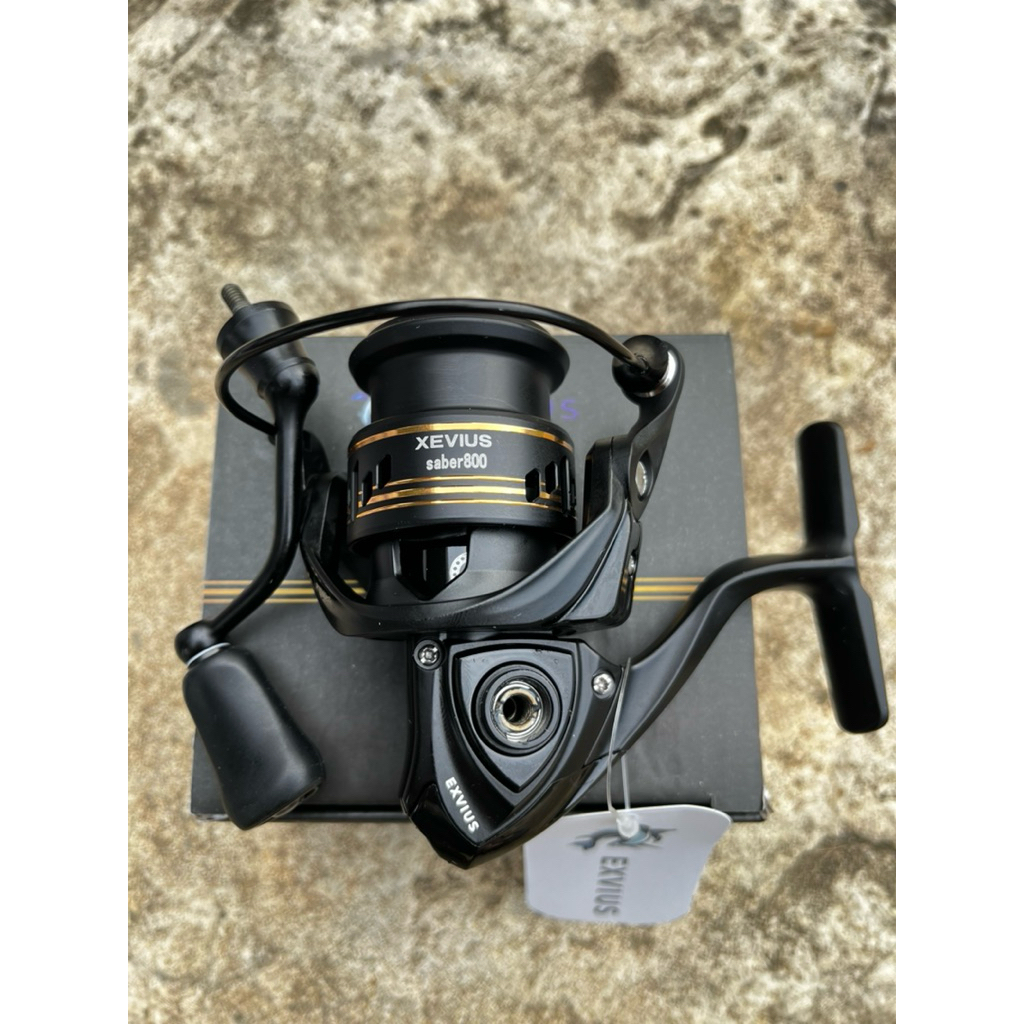 Reel mini SW carbon exvius saber 800 power handle