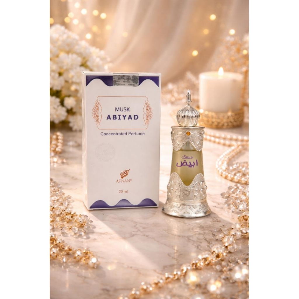 original from dubai parfum oil perfume afnan musk abiyad afnan parfum minyak unisex oil perfume wang