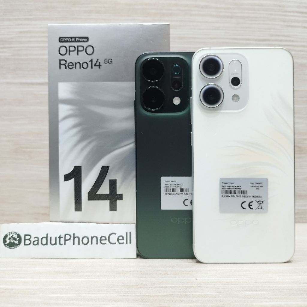 OPPO RENO 14 5G 12/256GB HANDPHONE SECOND BEKAS FULLSET