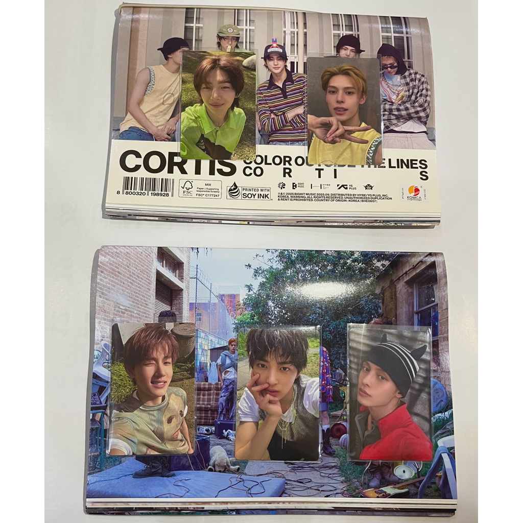 PC PHOTOCARD KEONHO JUHOON ALBUM CORTIS SCENE 1 SCENE 3 OFFICIAL UNSEALED FULLSET KEONHO SEONGHYEON 