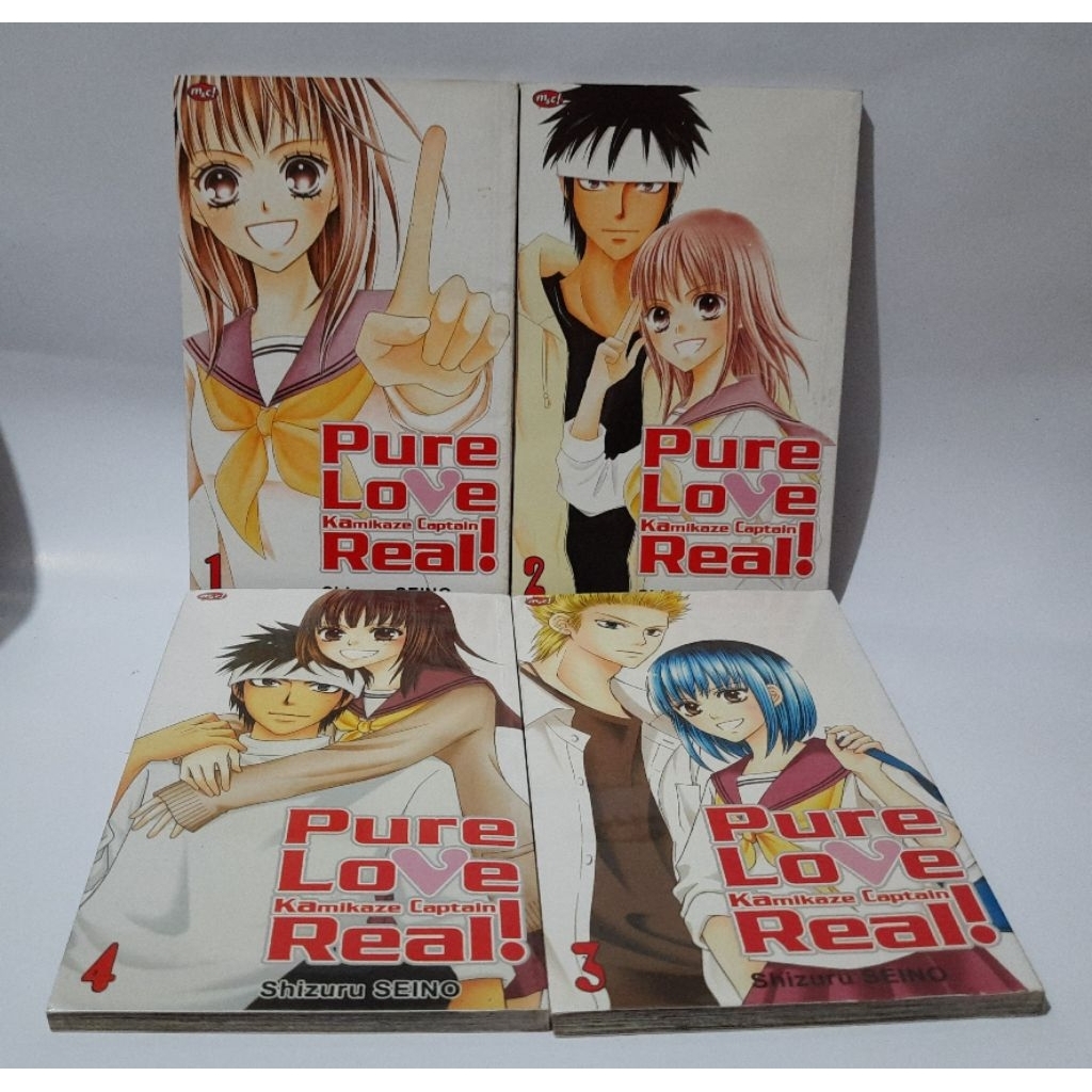 Komik Pure Love Kamikaze Captain Real 1-4 set preloved
