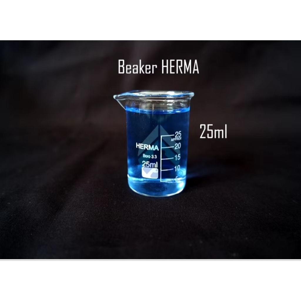 beker glass gelas kimia