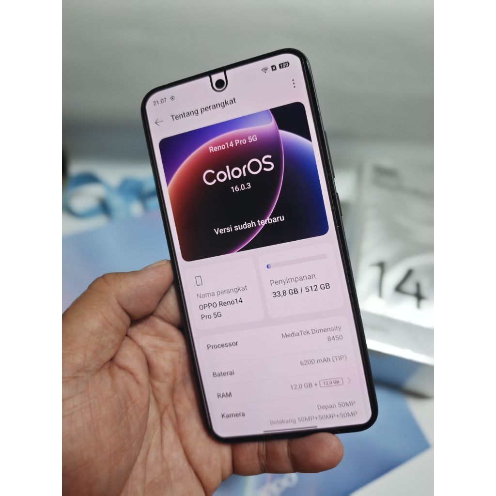 OPPO Reno 14 Pro 5G 12/512 Grey Second