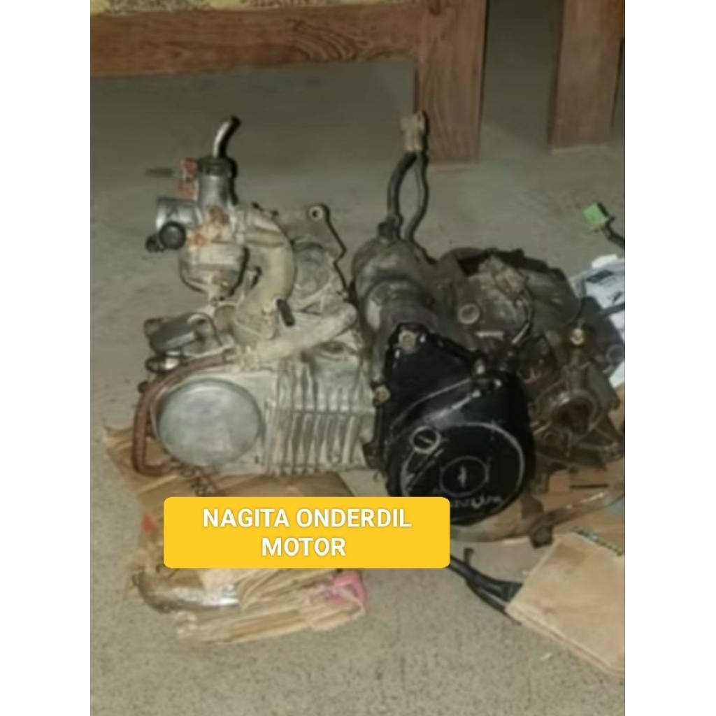 Mesin Supra X 125 Karbu Original Cabutan Mesin Aja