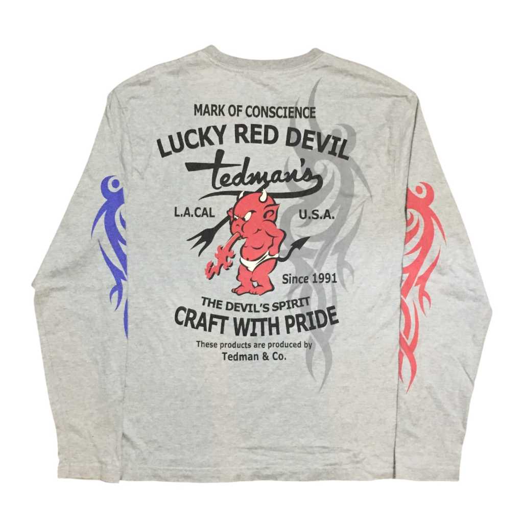 Japanese Brand Ted Company Ted Man The Devil's Spirit Tees