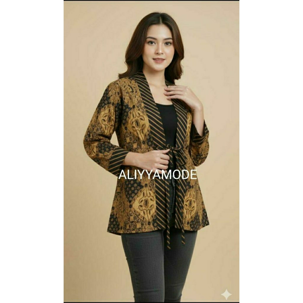 Cardigan Paris Batik Solo Outer Batik Wanita