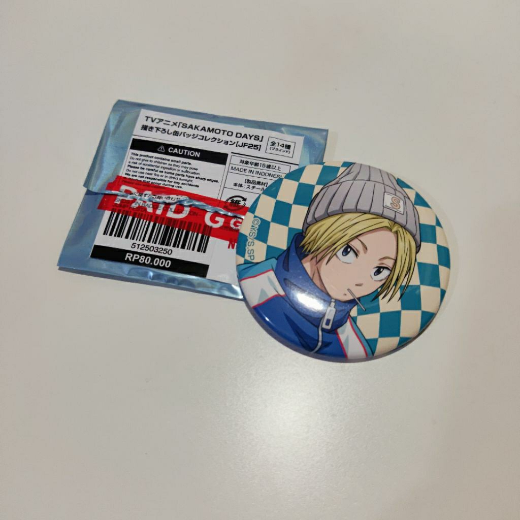 SAKAMOTO DAYS Pin Badge Collection - Jump Festa (Kakioroshi Can Badge Collection) JF25 - Asakura Shi
