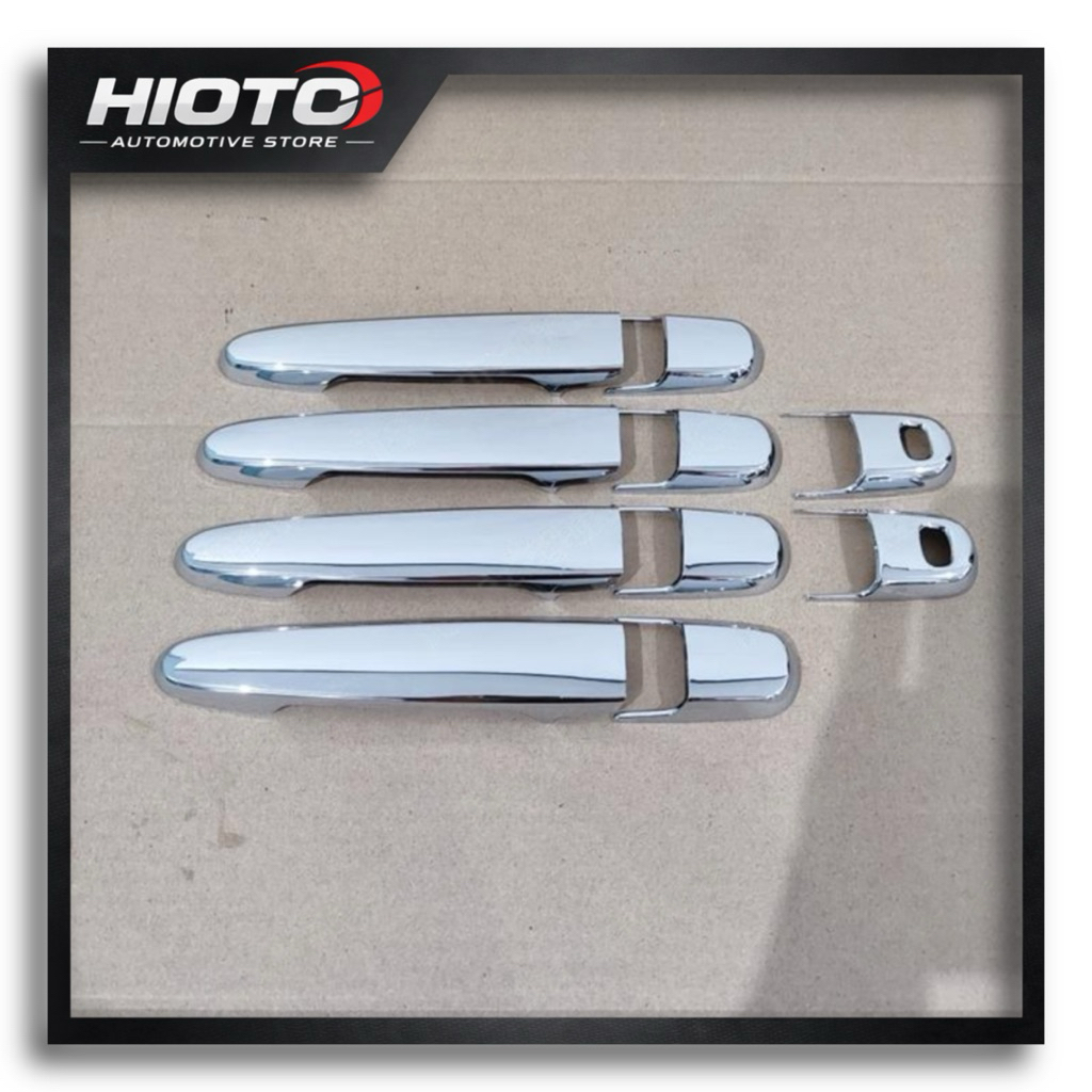 Cover Handle Pintu Chrome Toyota Calya Daihatsu Sigra 2016 2017 2018 2019 2020 2021 2022 2023 Akseso