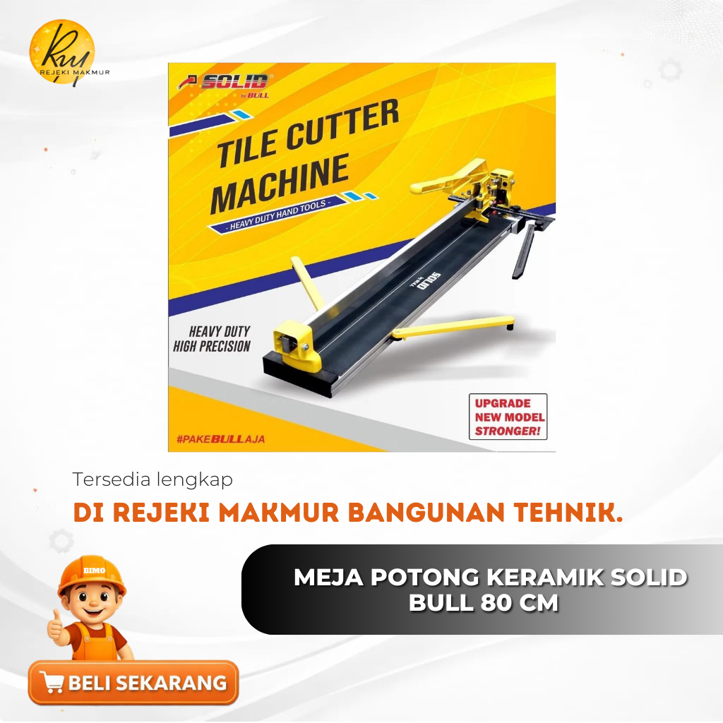 Meja Potong Keramik 80 cm Bull Solid/Manual tile Cutter/Alat potong keramik