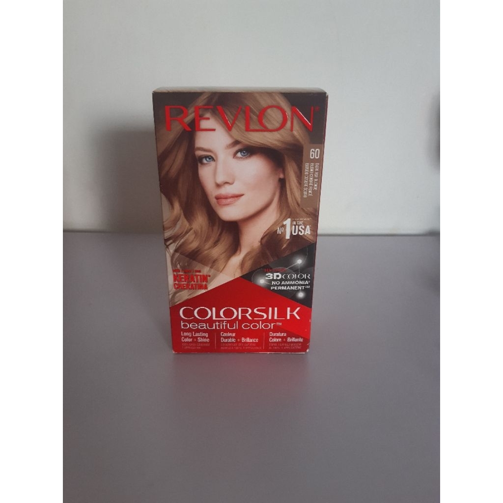 Revlon Colorsilk Hair Color NEW Dark Ash Blonde 60 Cat Rambut Tanpa Amonia Revlon