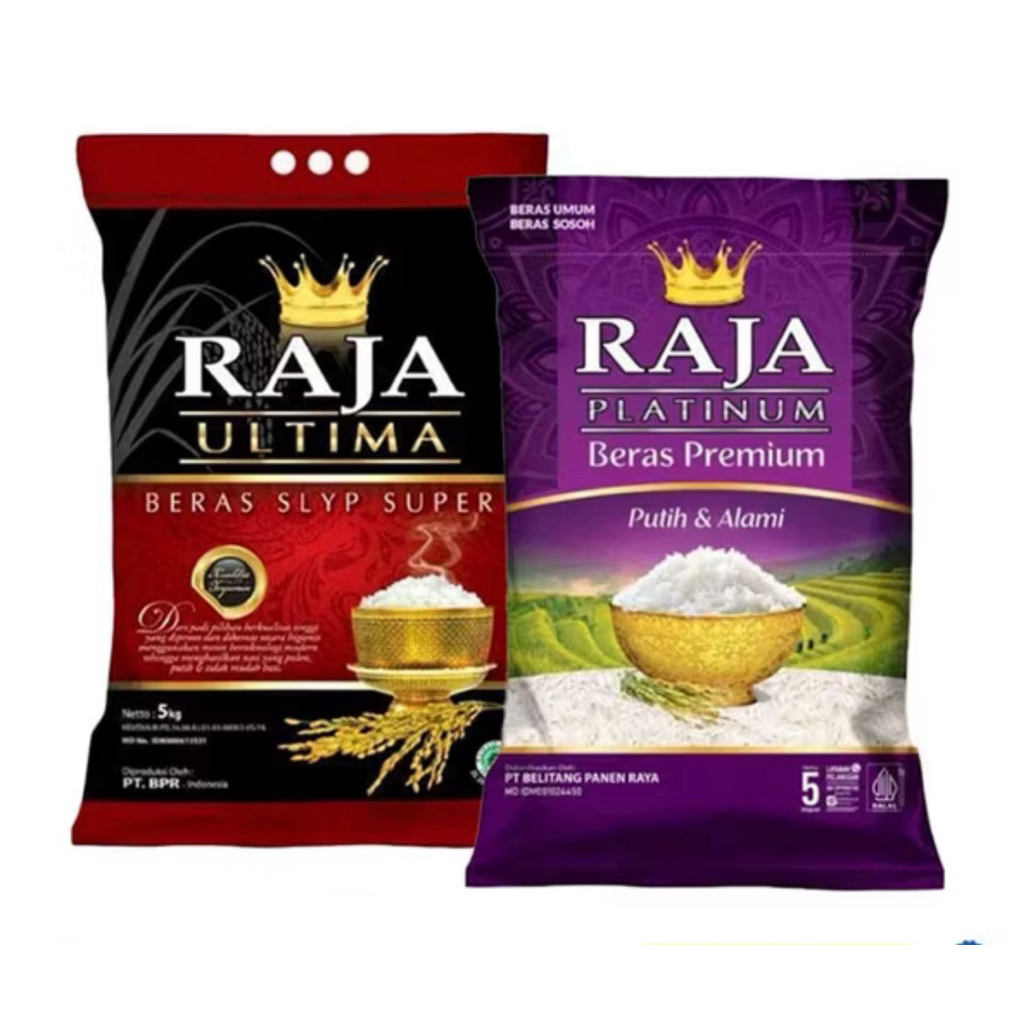 Medan, Beras Raja Ultima, Platinum 5 Kg -  10 Kg| Premium, putih, pulen, wangi