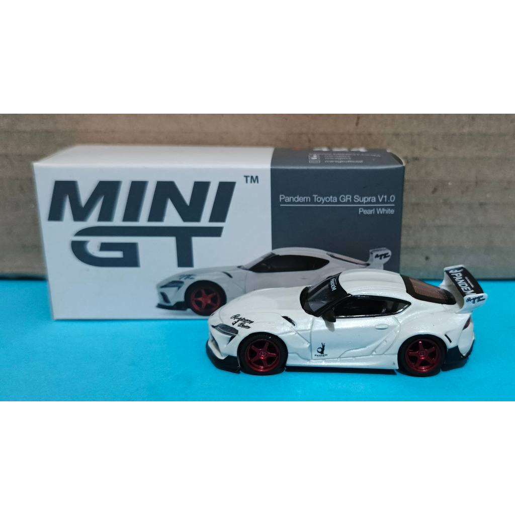 Mini GT 424 Pandem Toyota GR Supra V1.0 Pearl White