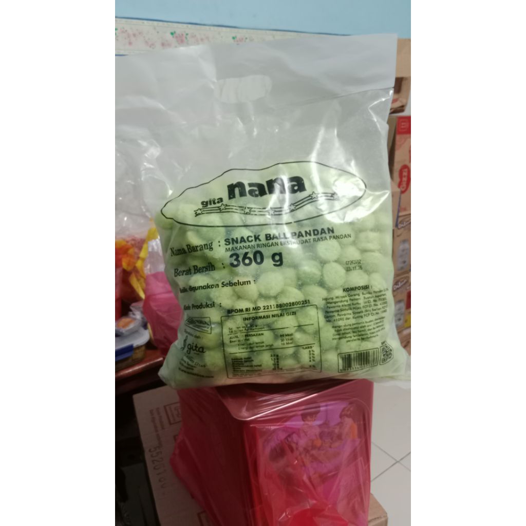 Snack Nana ball 360gr