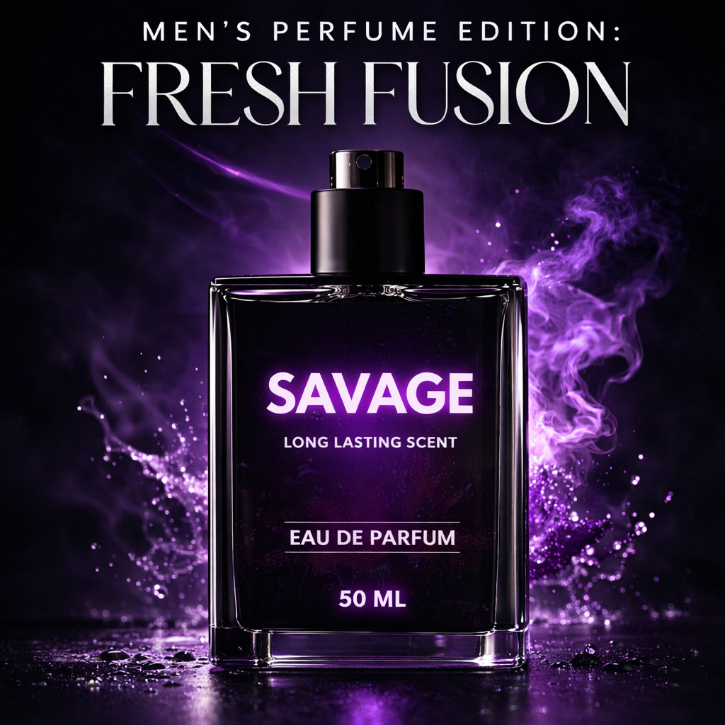 Savage Parfum Pria Eau de Parfum 50ml | Fresh Fusion | Wangi Segar Maskulin Tahan Lama