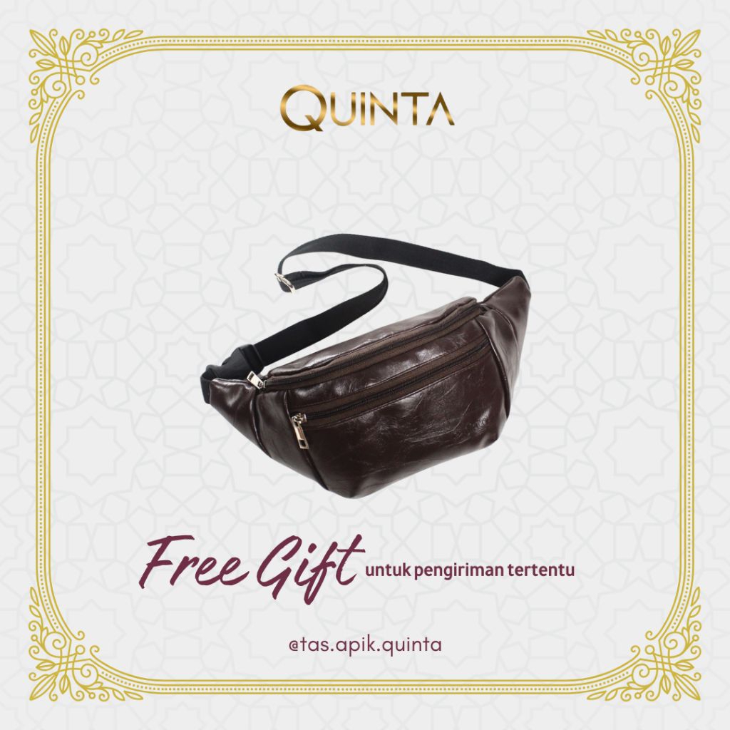 Tas Slempang Pria dan Wanita Model Unisex || Fatta Waistbag Quinta