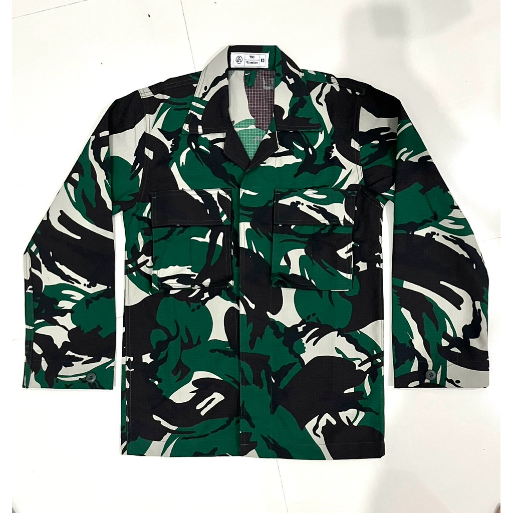 baju pdl micropoly ripstop warna gelap anti luntur / baju pdl tni ad / baju pdl malvinas / baju lore
