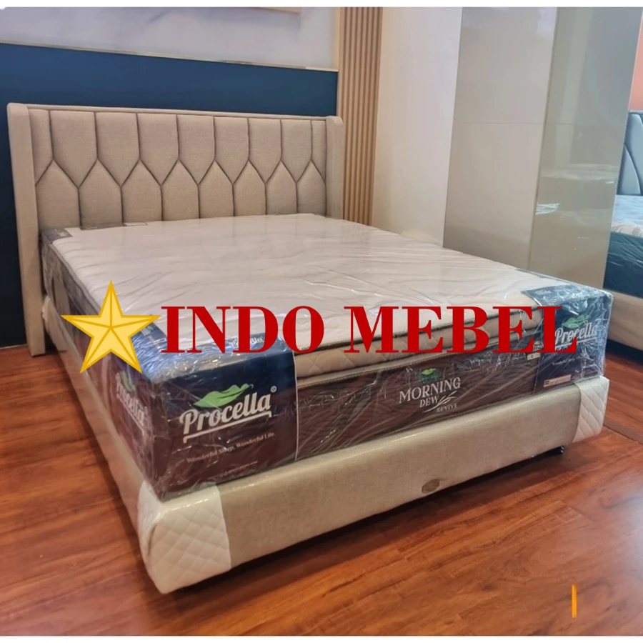 Divan + Sandaran HALTIA Procella ( TANPA KASUR ) / Bed Divan + Headboard ONLY
