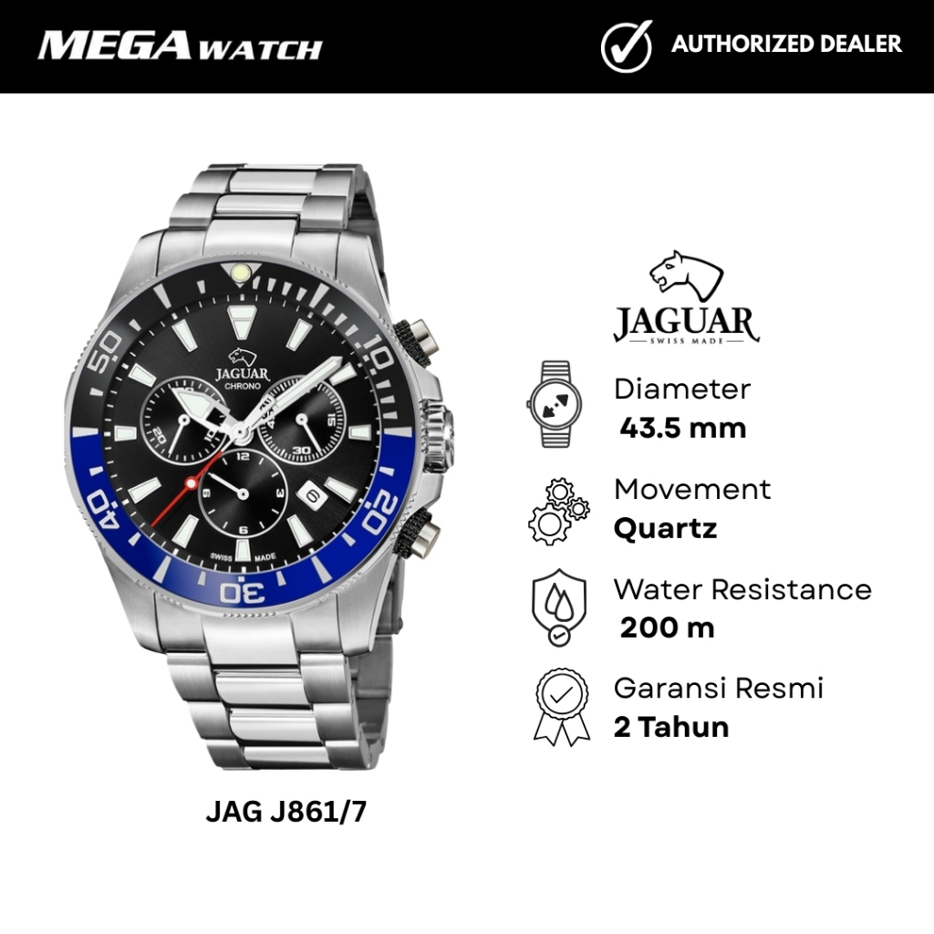 Jam Tangan JAGUAR Pria Original JAG J861/7