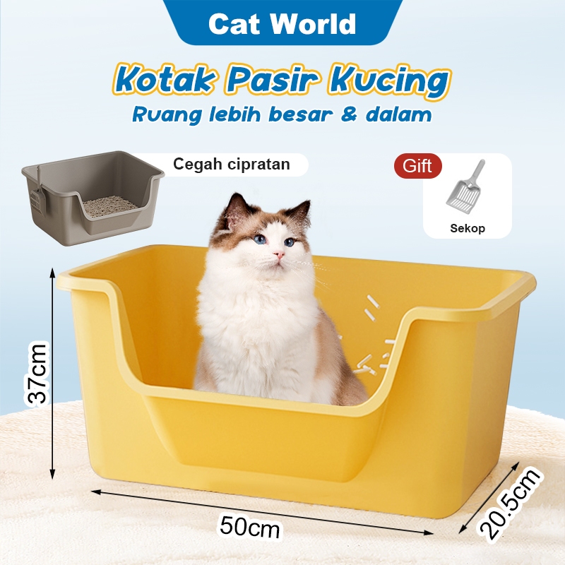 Toilet Kucing Bak Pasir Kucing Litter Box Kucing Cat Litter Box