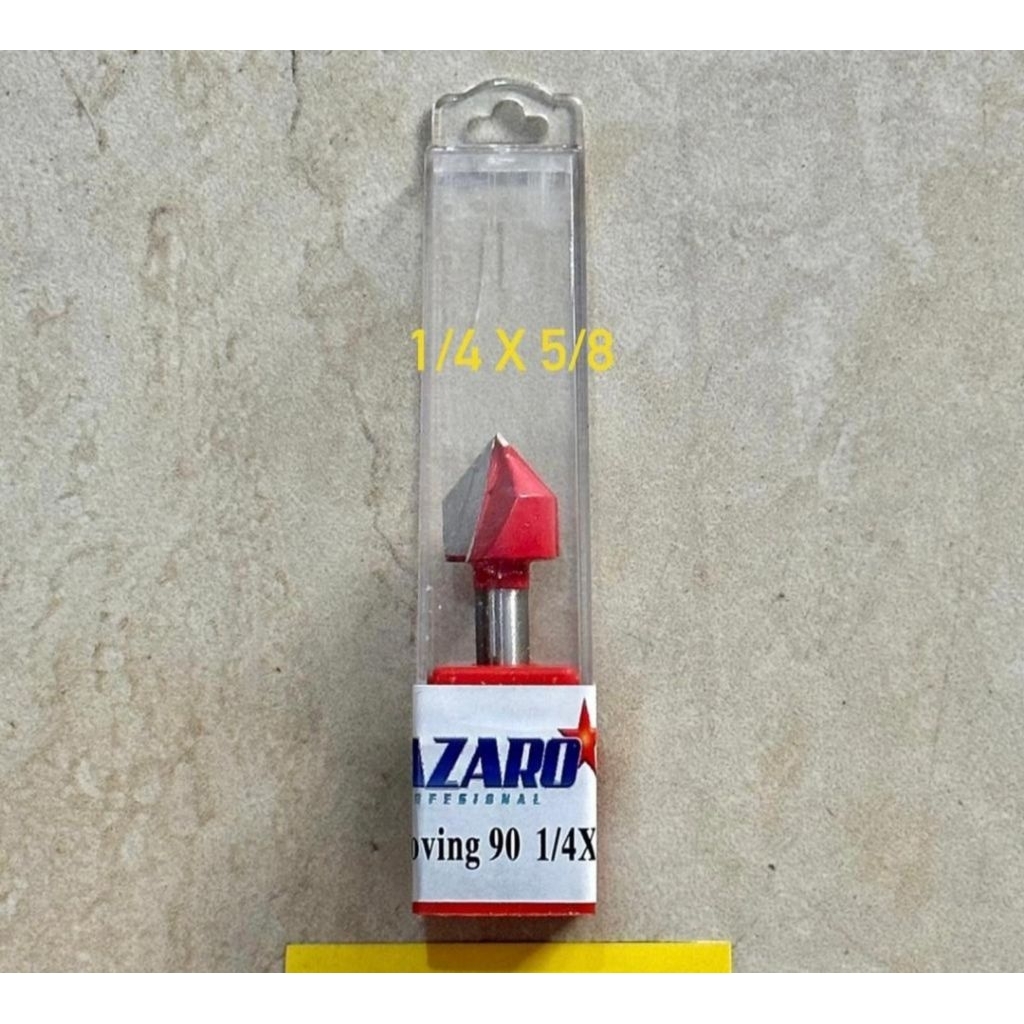 Mata Profil Trimmer Router Tekuk ACP 15.9mm Vee Grove Bit 201-031