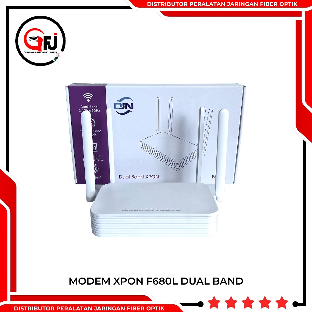 [TERMURAH] MODEM XPON F680L DUAL BAND DJN ORIGINAL
