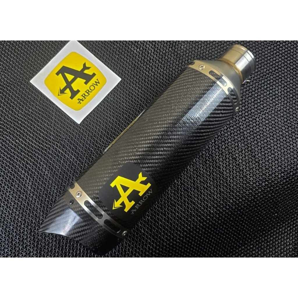 Silencer knalpot Arrow Thunder Full Carbon original Italy