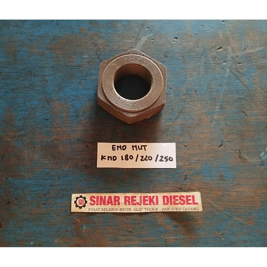 End nut mesin diesel Kubota KND180 KND220 KND250