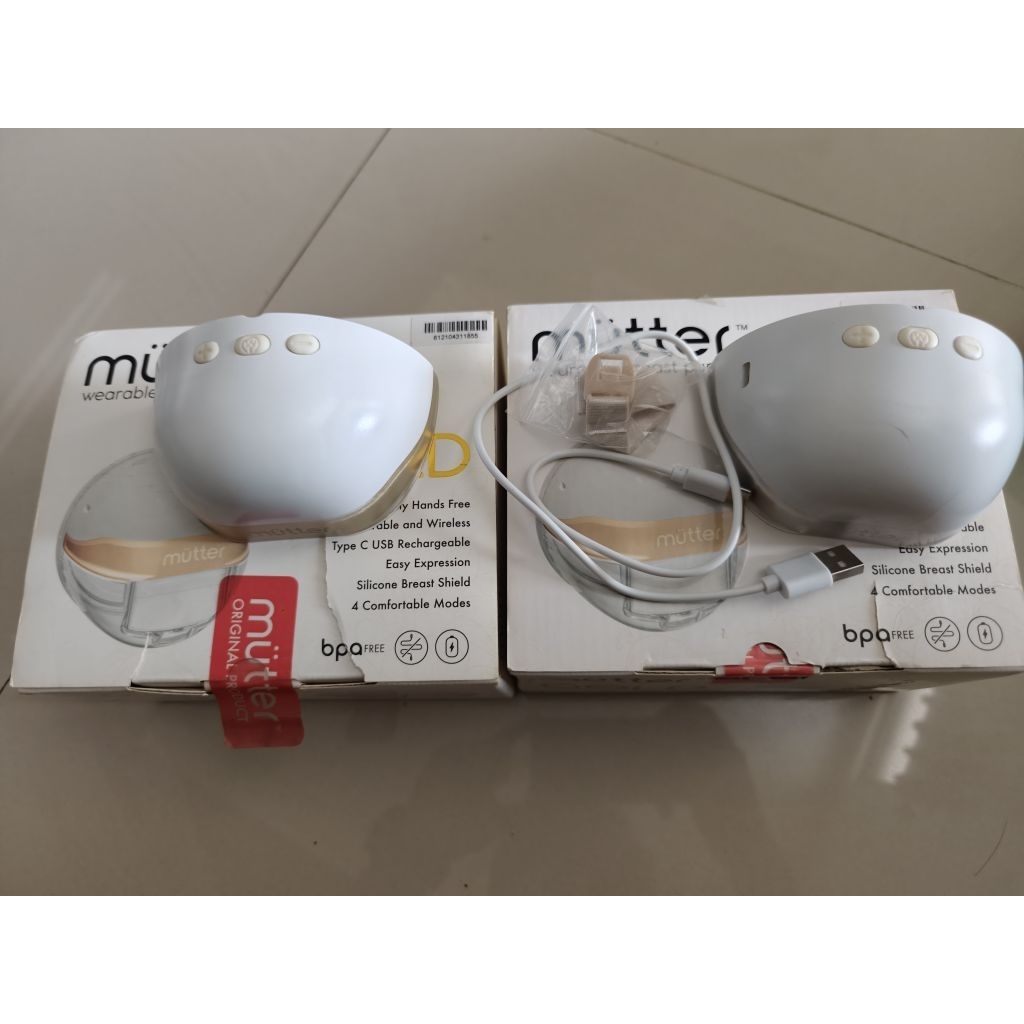 Preloved Pompa Asi merk Mutter Gold