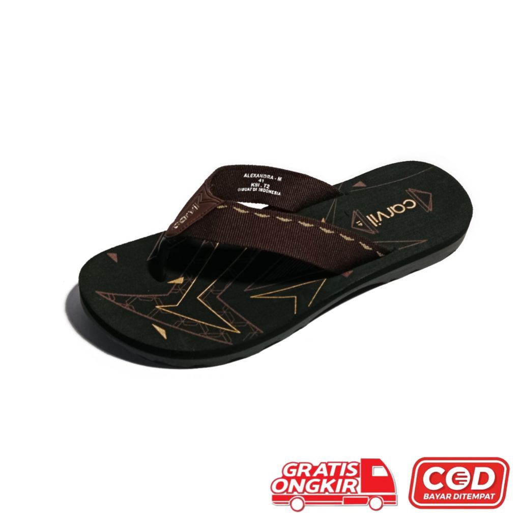 Sandal Pria Carvil original/Sandal Jepit Carvil Original - Sandal Carvil Original
