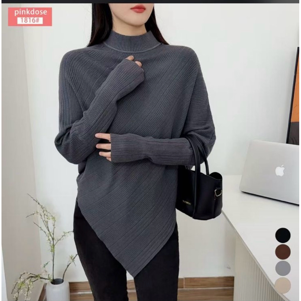 RAJUT BATWING PINKDOSE